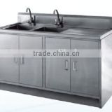 BS-583 bossay Stainless Steel Hospital Used Hand Washing Sink & Cabinet