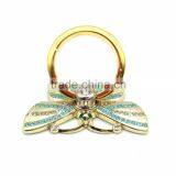 Samco Butterfly Phone Ring Stand Holder 360 Degree Rotating Ring Grip Car Holder Mount Cell Phone and Tablets Anti Drop Ring thumbnail-5