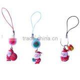 2013 the Best-selling 3D Mini Christmas Series Design Silicone Mobile Phone Straps thumbnail-1
