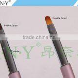 ANY Nail Art Beauty Design Pink Metal Oval UV Gel Art Brushes for Nail Art thumbnail-3