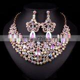 Gorgeous Bridal Crystal Jewelry Set/Crystal Necklaces for Bride/Costume Jewelry Set for Wedding thumbnail-6