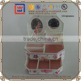 Promotion Custom Logo Stamped Plastic Jewelry Box Music Box With Ballerina thumbnail-2