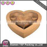 Small Rectangular Gift Bag Promotion Grains Embossing Red Custom Paper Box Heart Shape Paper Box With Window thumbnail-5