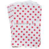 Pink and White Polka Dots Treat Favor Bags for Party Goodies thumbnail-1