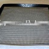 PTFE coated with fiberglass non-stick oven grill mesh with protective edges