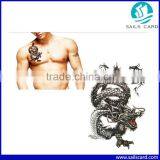 Delicate Cool Men Creative Sticker Black Dragon Waterproof Temporary Tattoo Stickers With Package Quality Choice thumbnail-1