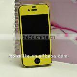 For Iphone4/4s PVC Matte Full Body Skin/sticker