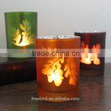 Colorful Shaped Glass Candle Jars and Decorative Candle Holder thumbnail-3