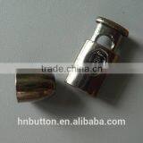 Drawstring Two Hole Metal Rope Cord Locks For Garments