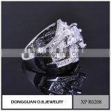 Personalized White Zircon Silver Ring Designs For Girl/Sterling Silver Ring thumbnail-4