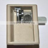 Furniture lock with handle for cabinet/holder with pad