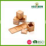 Wholesale Unique Kitchen Storage Box Bamboo Salt Box thumbnail-4