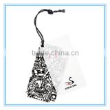 tied string paper clothing hang tag for garment
