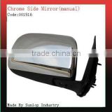 Hilux Vigo parts #001516 chrome side mirror (manual) for Hilux Vigo 2004-2007