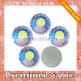 Crystal AB Flat Back no Hotfix Rhinestone Decoration for Dresses