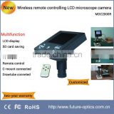 Digital LCD microscope monitor camera equipped with wireless remote control MDC2000R