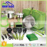 Fashionable 23pcs Kitchen Set Induction Cookware Stainless Steel With Saucepan, Frypan, and Pan Set Italian thumbnail-2