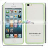 For iPhon 5c Mobile Phone Case Transparent Green