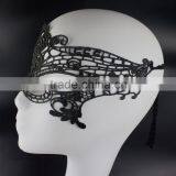 Sexy Black Cosplay Party/halloween Eye Mask, Queen Masquerade Lace Mask for Celebration thumbnail-3