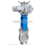 Fine Craft Ss316 Motorized Flanged Knife Gate Valve Pn10 thumbnail-6
