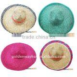 custom made mexican plain sombrero straw hat