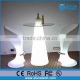 Rechargeable Rgb Led Light Bar Furniture, PE Material Led Bar Chair