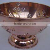 Brass & Copper Colander & Cauldrin