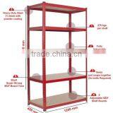 HEAVY DUTY METAL SHELVING UNIT INDUSTRIAL BOLTLESS SHELVES STORAGE RACKING thumbnail-5