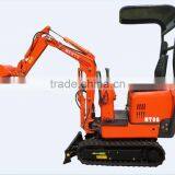 Nante Hydraulic Crawler Mini Excavator 1 Ton With CE for FARM thumbnail-6