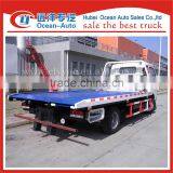 2015 Hot Dongfeng Dlk 4TON Flatbed Tow Truck thumbnail-4