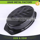 Exhaut Safety Design Oval Duck Enamel Roaster With Rack thumbnail-4