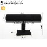 Jewellery Store Practical Wood Tabletop 1-Layer Commercial Bracelet Watch Display Velvet Jewelry Stand thumbnail-3