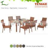 YH-5098 Outdoor Furniture Rattan Outdoor Dining Table and Chair Set thumbnail-1