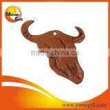 Cartoon Leather Label With Cow Shape thumbnail-1