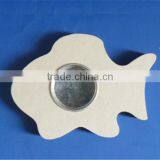 Shangdu Unique Design Fish Shape Decorative Wooden Craved Candle Holder thumbnail-1