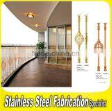 New Design Carving Decorative Aluminum Balcony Balustrade thumbnail-3