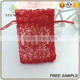 Handled Style Small Mesh Bag for Cut Flowers thumbnail-4