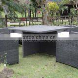 Outdoor Furniture Rattan Dining Table Set