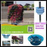 Decorative light posts planters Lamp post planters SOL YH-6030 PLANTER