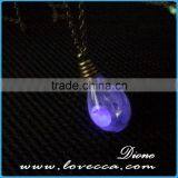 Newest Design Bulb Glowing Pendant Necklace , Glass Jewelry Glow in the Dark thumbnail-4