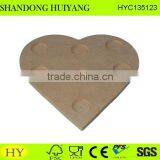 Cheap Heart Shape Wooden Candle Holder thumbnail-1