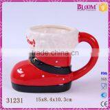 Personalized Shoe Design Ceramic Christmas Mug thumbnail-1