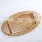 Eco-friendly Bamboo Morden no Folding Round Coffee Table for Living Room thumbnail-3
