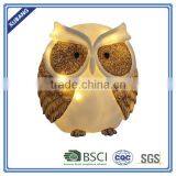 Cute Owl Animal Statues Garden Lights Decoration thumbnail-2