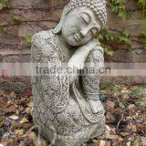 China Factory Wholesale Stone Carvings and Sculptures Hand Carved Natural Marble Buddha Statues thumbnail-3