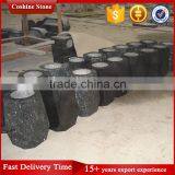 Beauty Blue Pearl Stone Cemetery Vase For Gravestone thumbnail-4