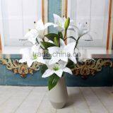 Handmade Wedding Decorative Artificial Flower Nature Touch Lily thumbnail-1