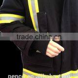 Fire Retardant Fireman Security 3m Reflective Safety Breathable Breathable Suit thumbnail-3