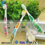 Pattern Printing Handle Kids Toothbrush Cleaning Teeth Dental Care for Children thumbnail-1