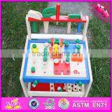 2016 новый дизайн деревянного набор инструментов для младенцев. Оптовая продажа деревянных наборов инструментов для детей. Образовательный деревянный набор инструментов для детей W03D069 thumbnail-5